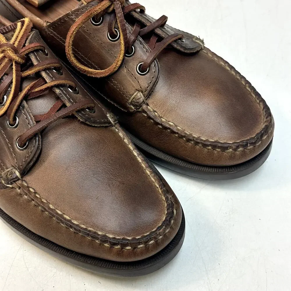 EXCELLENT Rancourt & Co. Classic Ranger Moc Heritage Brown Maine USA  8 Wide E